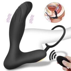 vibrador anal masculino con control remoto con anillo para pene modo de uso