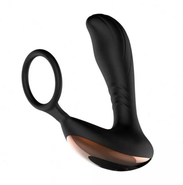 vibrador anal masculino con control remoto con anillo para pene