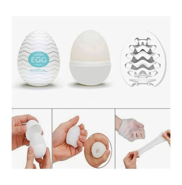 Tenga Egg Masturbador Easy Beat adentro