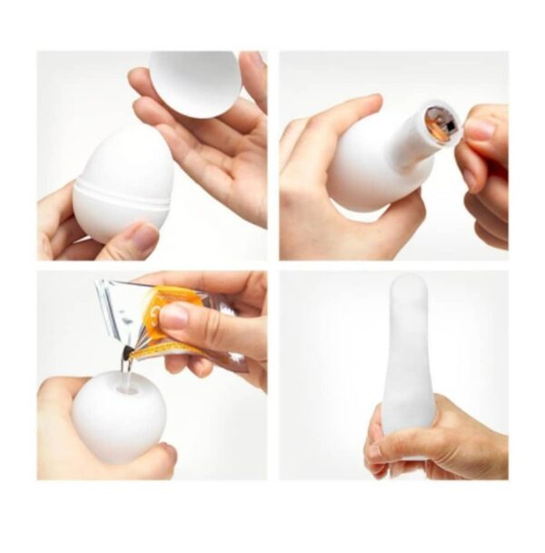 Tenga Egg Masturbador Easy Beat Modelos modo de aplicacion del lubricante