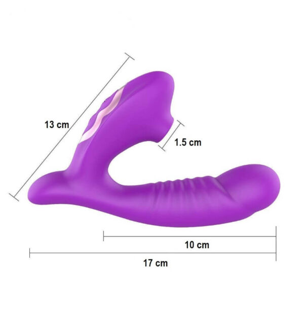 Vibrador succionador 2 en 1 Susanna - Image 2