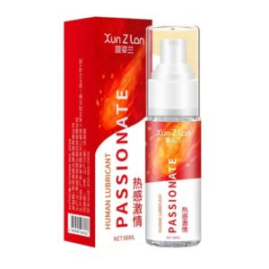 lubricante con efecto caliente Passionate a base de agua